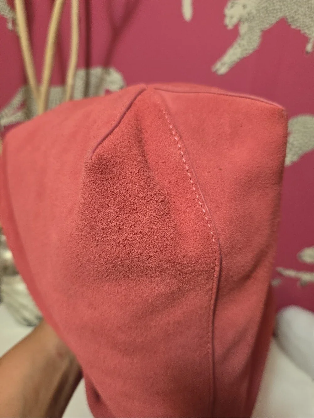 EUC Kurt Geiger Large Chelsea Suede Slouch Hobo Bag
